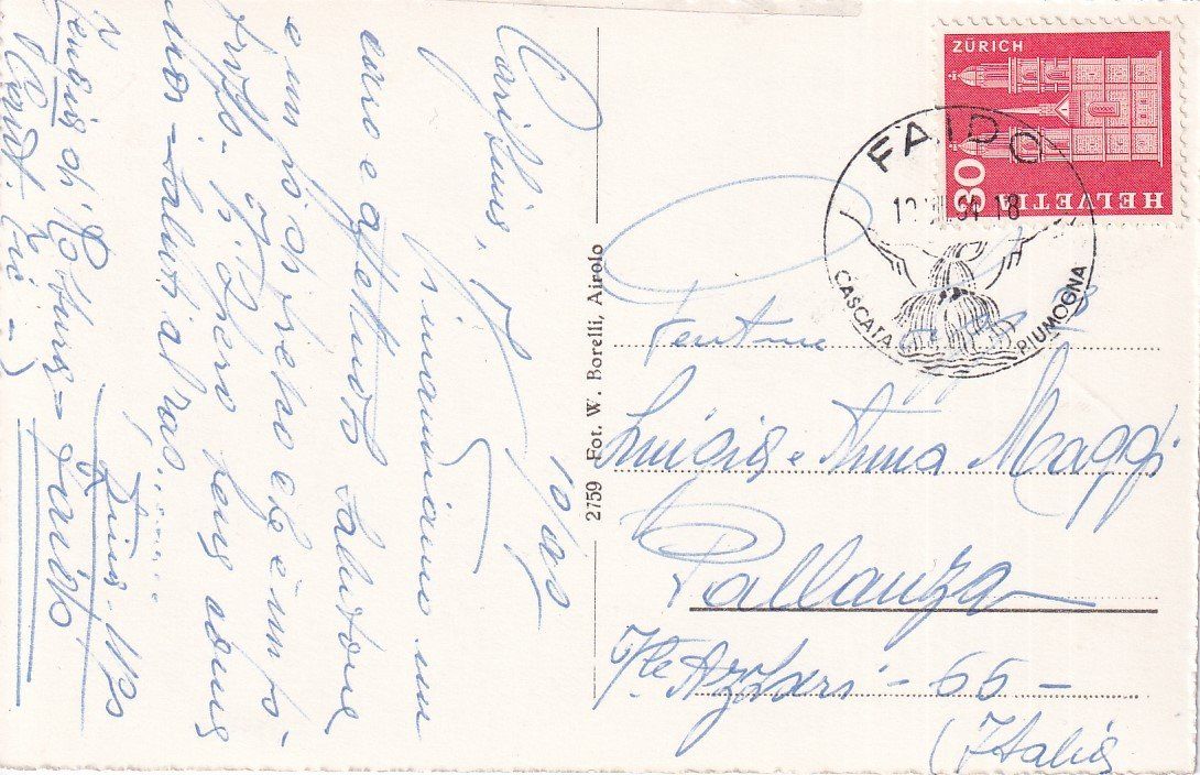 Cartoline postali: Tengia   TI – Usato da Brig venduto da Valcards54 1