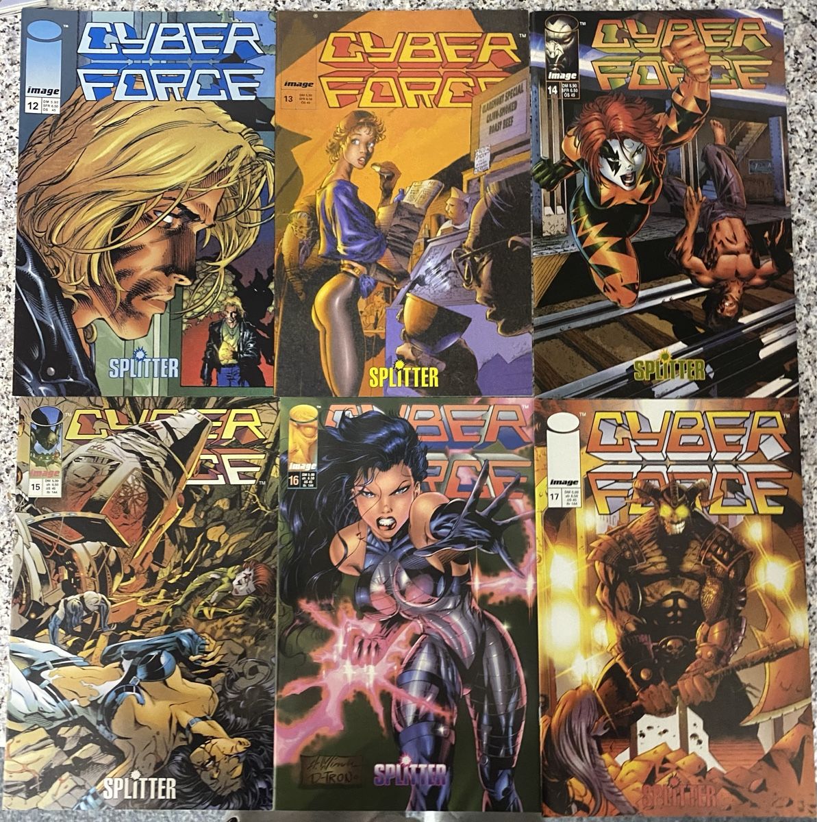 Fumetti: Cyber Force Image Spillter Comics 1-23 – Usato da Schleinikon venduto da kar_8ww7 3