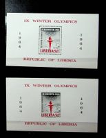 AFRIQUE LIBÉRIA BLOC DENTELÉ+ NON DENTELÉ NEUFS** 1963 /AV83