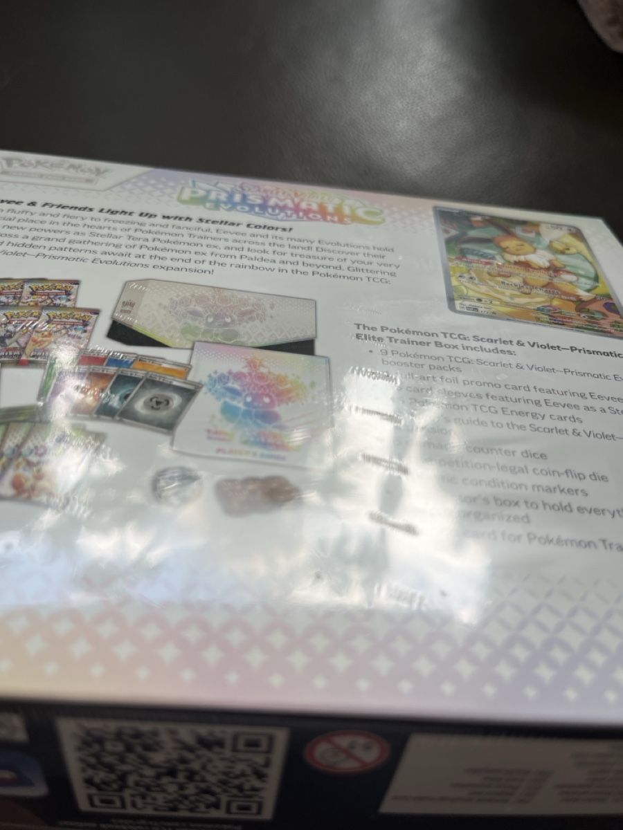Pokémon Carte collezionabili: Pokémon Prismatic Evolutions Elite Trainer Box Eevee etb – Nuovo (secondo la descrizione) da Au ZH venduto da curio.concept 6