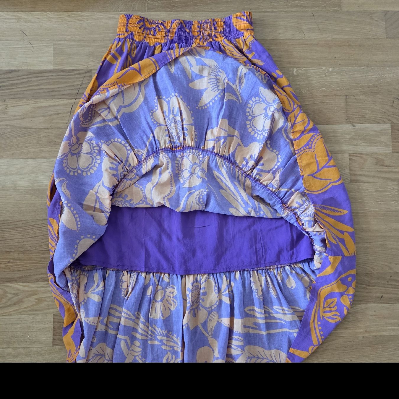 C&A Röcke: Maxirock Gr. 36 – Boho Blumenmuster Violett/Orange – Neu (gemäss Beschreibung) aus Winterthur von Ele_Ele18 4
