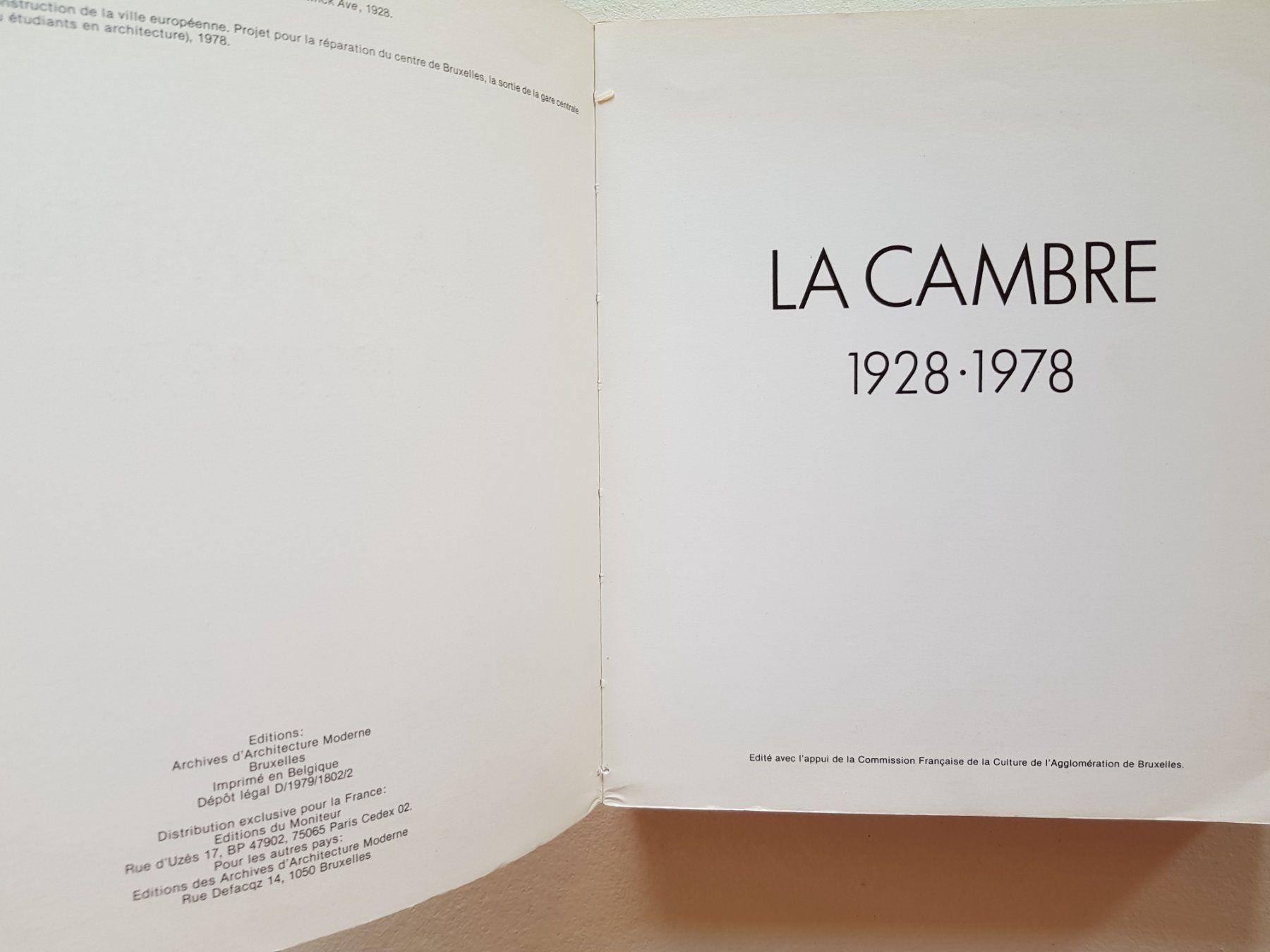 Libri: La Cambre 1928 - 1979 – Usato da Lausanne venduto da LasloH 4