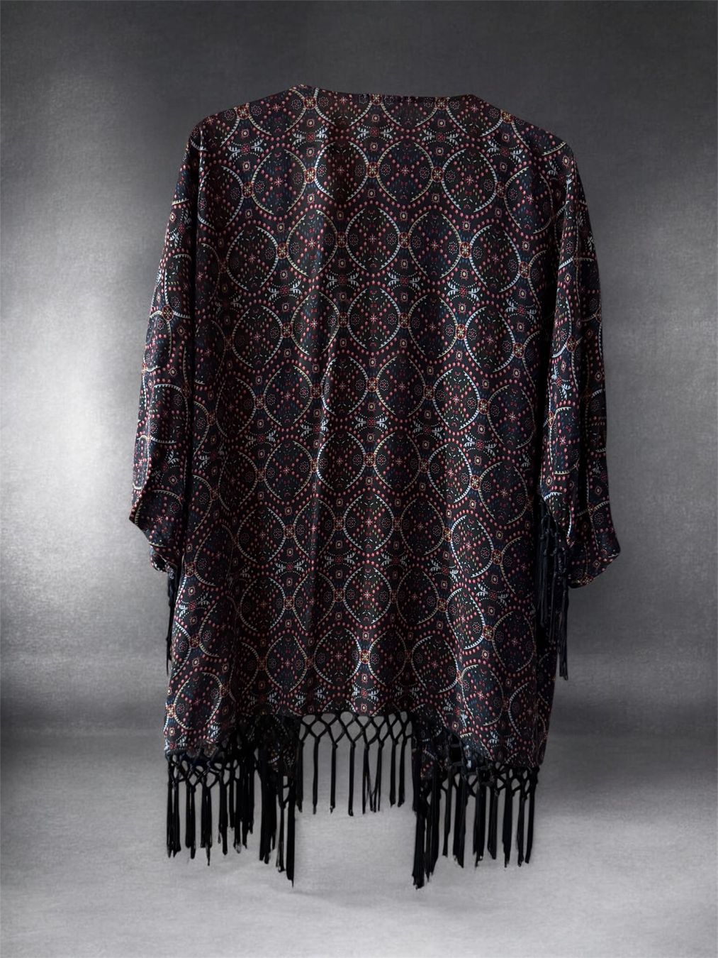 Arte internazionale: Kimono Damen mit Fransen - Grösse L – Usato da Kiental venduto da gali_72 1