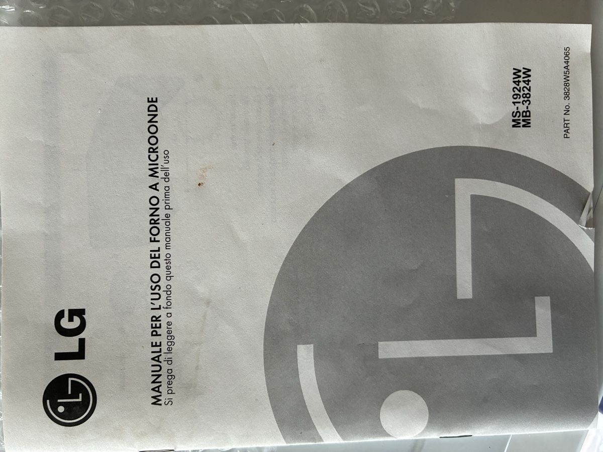 Backöfen: Forno LG modello MS-1924W – Gebraucht aus Bioggio von garderoco 2