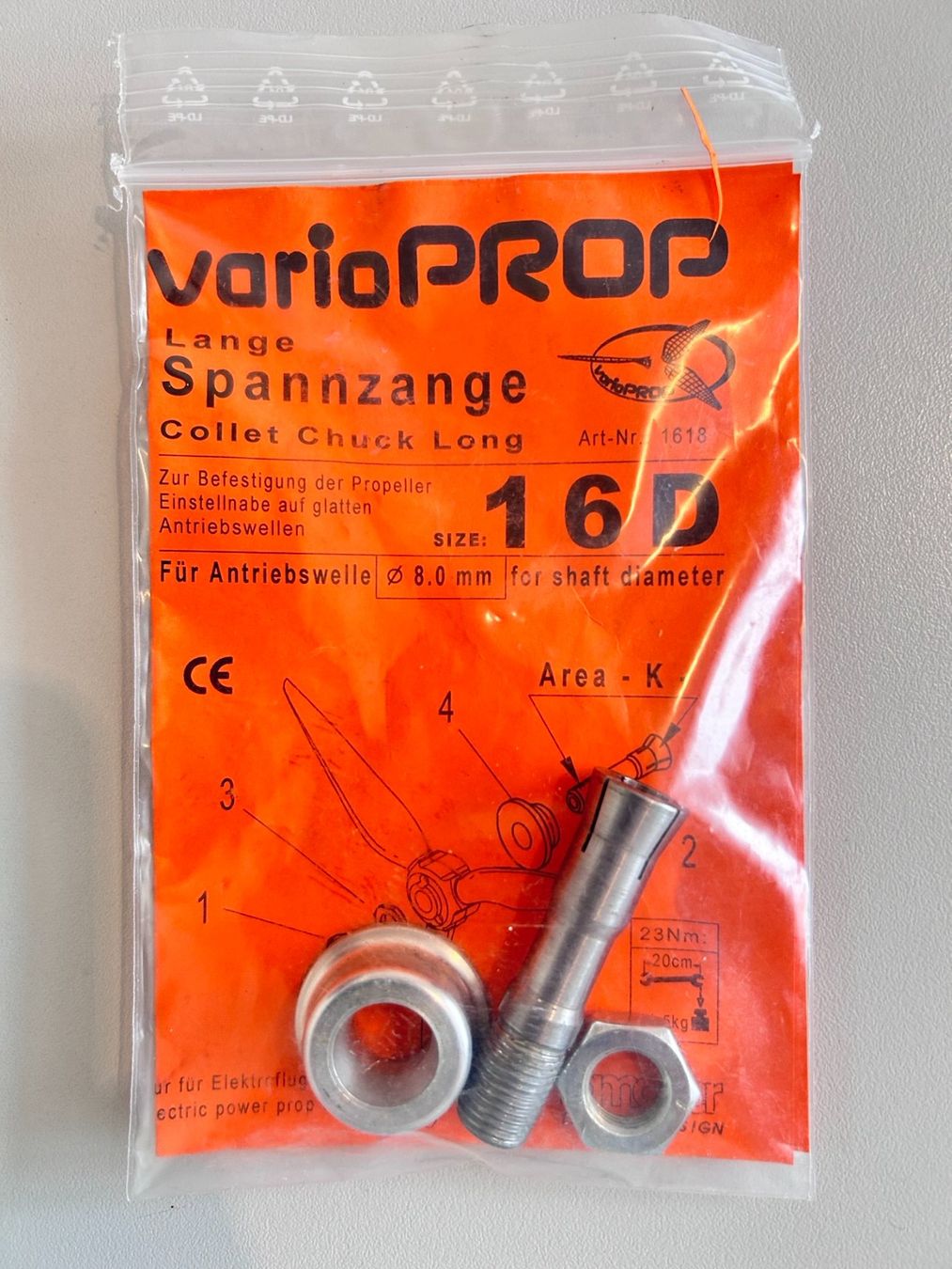 Hacker Motori: Hacker A60-16L mit Ramoser 4-Blatt Verstellpropeller – Nuovo (secondo la descrizione) da Rickenbach b. Wil venduto da Maulem7 7