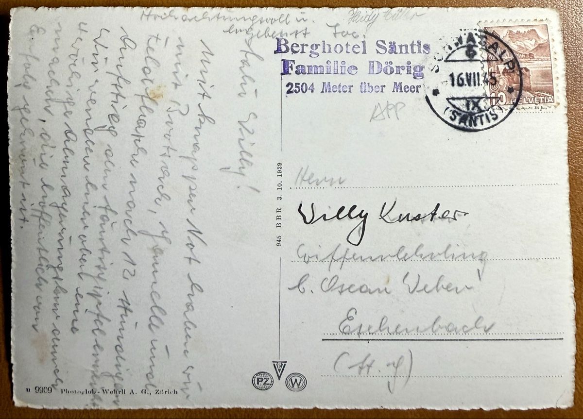 Cartoline postali: AK: Schwebebahn 1945 – Usato da Lutry venduto da Ediego 1
