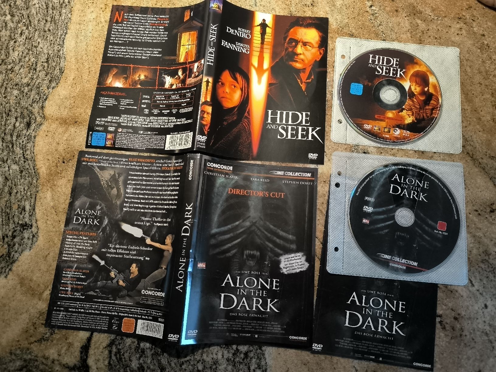 Tutti i DVDs: DVD Sammlung: Alone in the Dark & Hide and Seek – Usato da Oberwil b. Zug venduto da Gto469