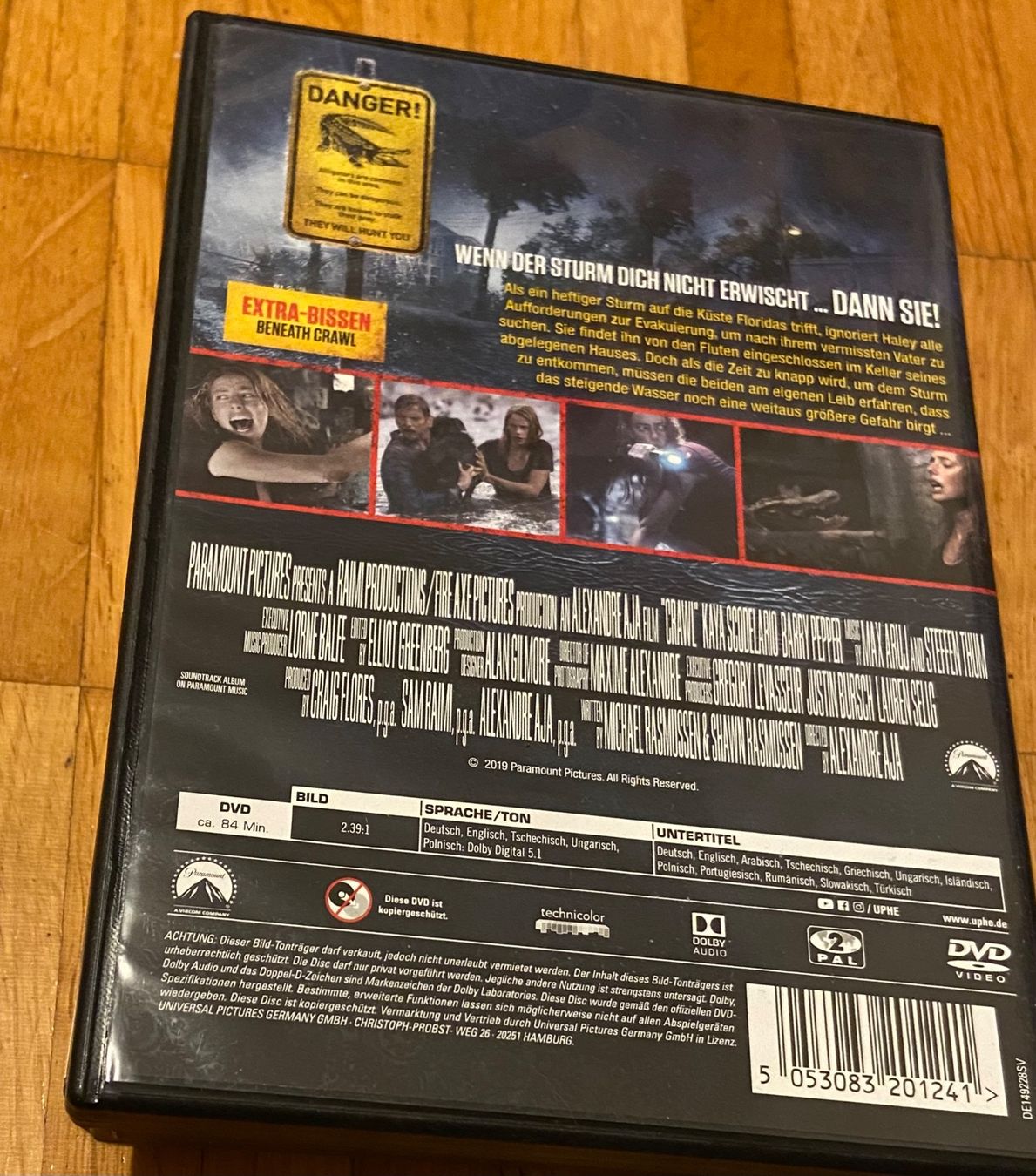 Tutti i DVDs: Crawl DVD Horror  (De - Eng - Pol - Ung - Cez) – Usato da Luzern venduto da Lycka 1