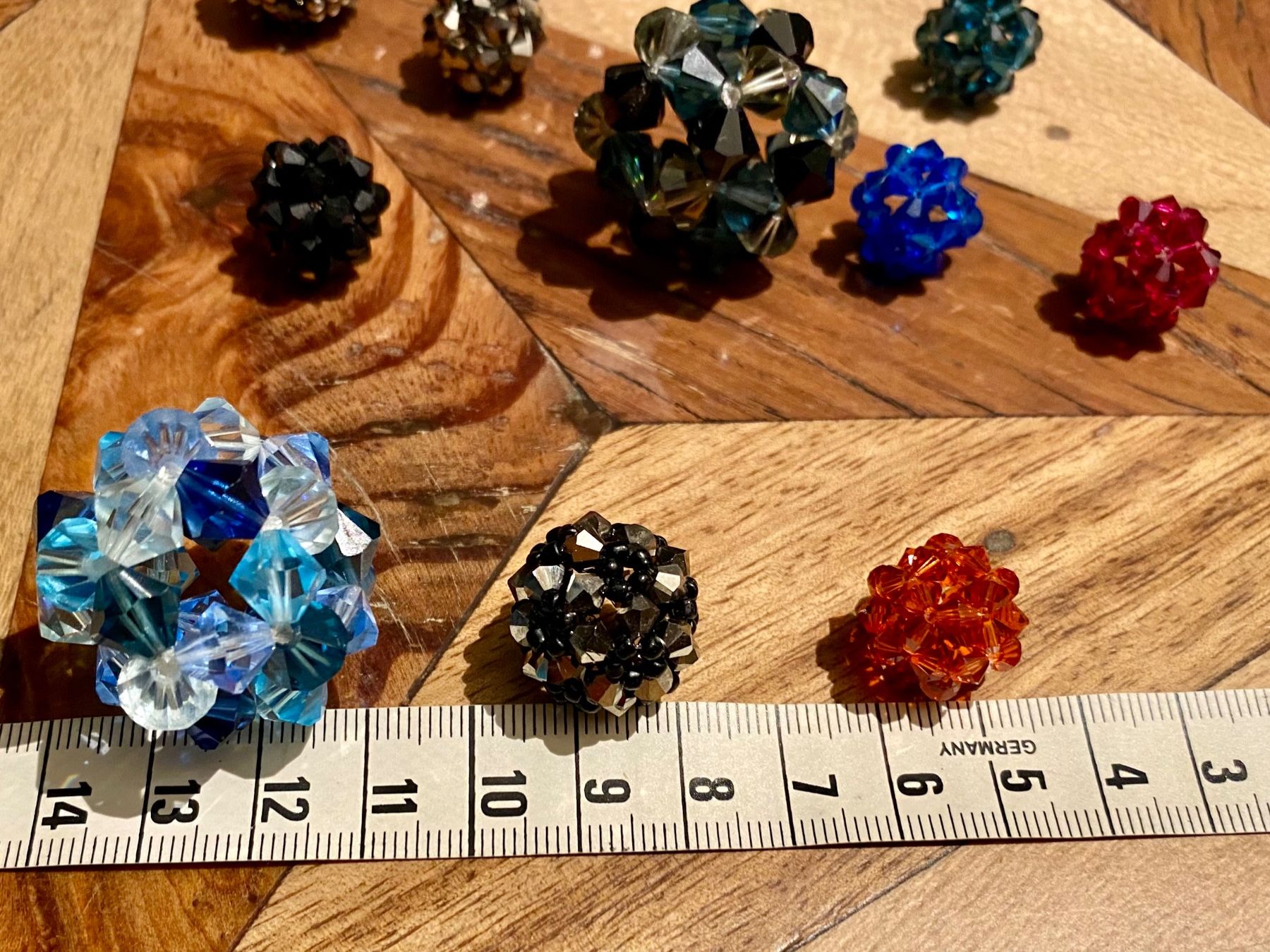Ciondoli: Glitzernde Schmuck-Kristallkugeln, neu – Nuovo (secondo la descrizione) da Stadel b. Niederglatt venduto da sandart 6