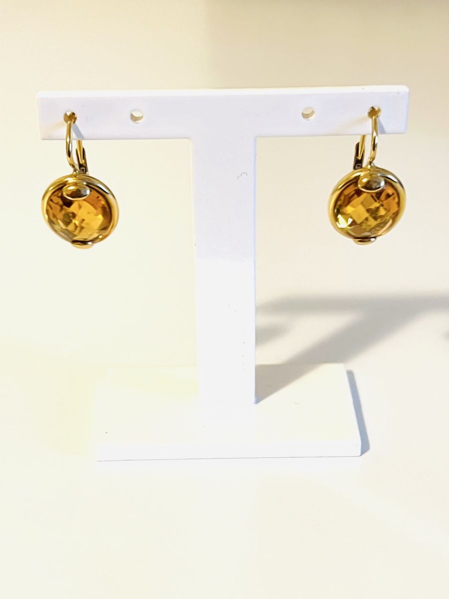Altri gioielli: 18K 750 Yellow Gold Citrine Ring & Earrings Set – Nuovo (secondo la descrizione) da Rüschlikon venduto da topswissvintage 2
