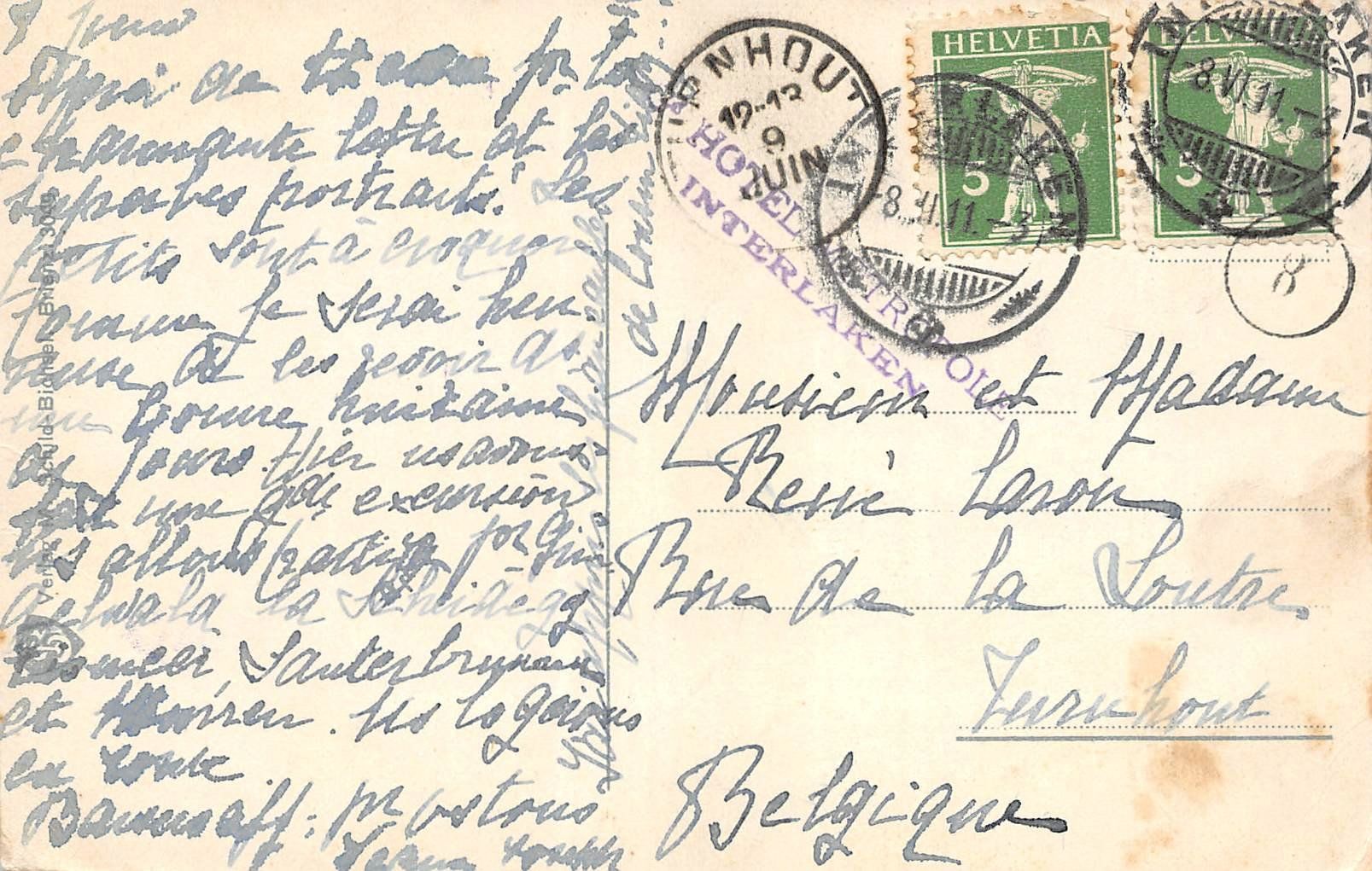 Cartes postales: Interlaken – D'occasion à Ottikon b.Kemptth. par Neptun1974 1