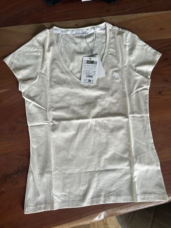 US POLO  T-Shirt Cremefarben🤍 Grösse XS neu