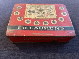 Antike Ed. Laurens Zigaretten Blechbüchse, Blechdose