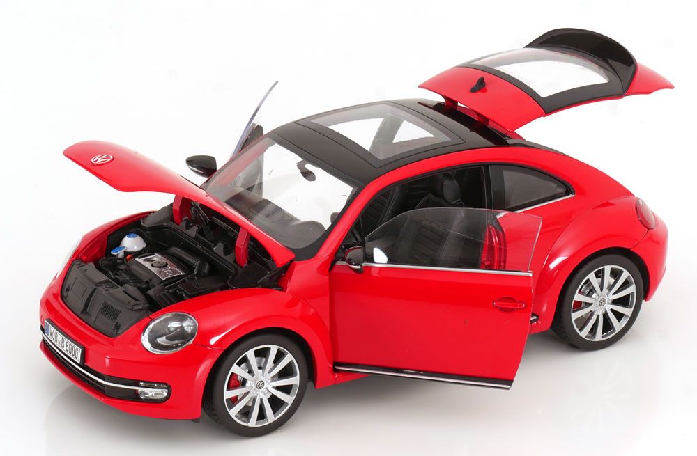 Volkswagen Modellini d'auto: VW NEW BEETLE 2012 ROT 1:18 WELLY – Nuovo e nell'imballaggio originale da Suhr venduto da Moebelsiralfred 2