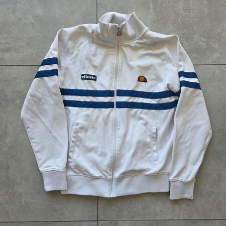 Trainingsjacke Ellesse weiss blau Grösse M