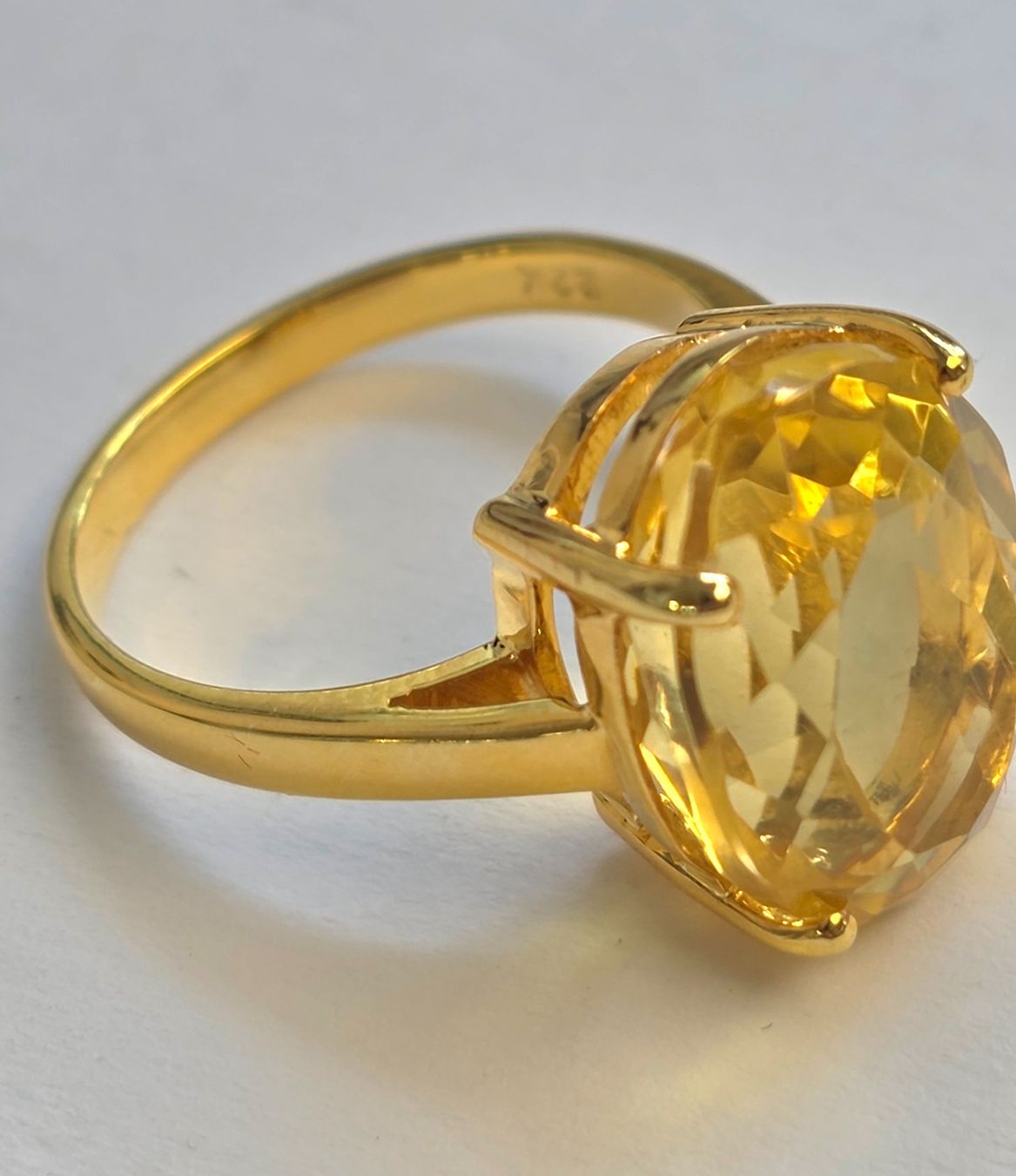 Anelli: Gold Fingering GelbSafir – Nuovo e nell'imballaggio originale da Zürich venduto da adriben 9