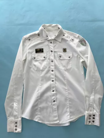 AERONAUTICA MILITARE Damen-Bluse weiss
