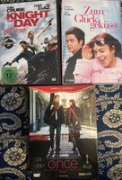 3 DVDs Knight and Day, Zum Glück geküsst, Once Set