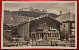 Wildhaus, Zwinglihütte mit Schafberg 1929