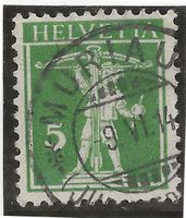 MURIAUx 09.06.14 auf Zu#125 III Mi#113 III Vollstempel [6A4]