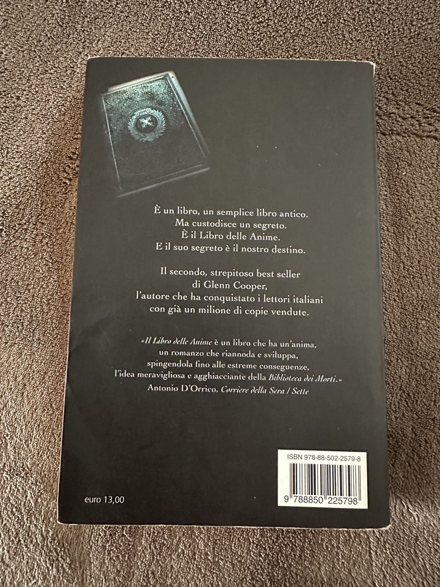 Livres: Il Libro delle Anime - Glenn Cooper – D'occasion à Losone par niv_8vwx 1