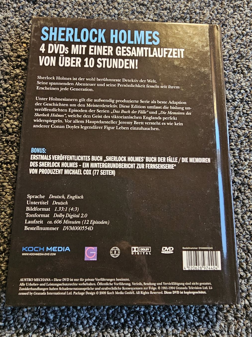 Alle DVDs: Sherlock Holmes DVD Serie 3+4 – Gebraucht aus Ruswil von jan_bxl5 1