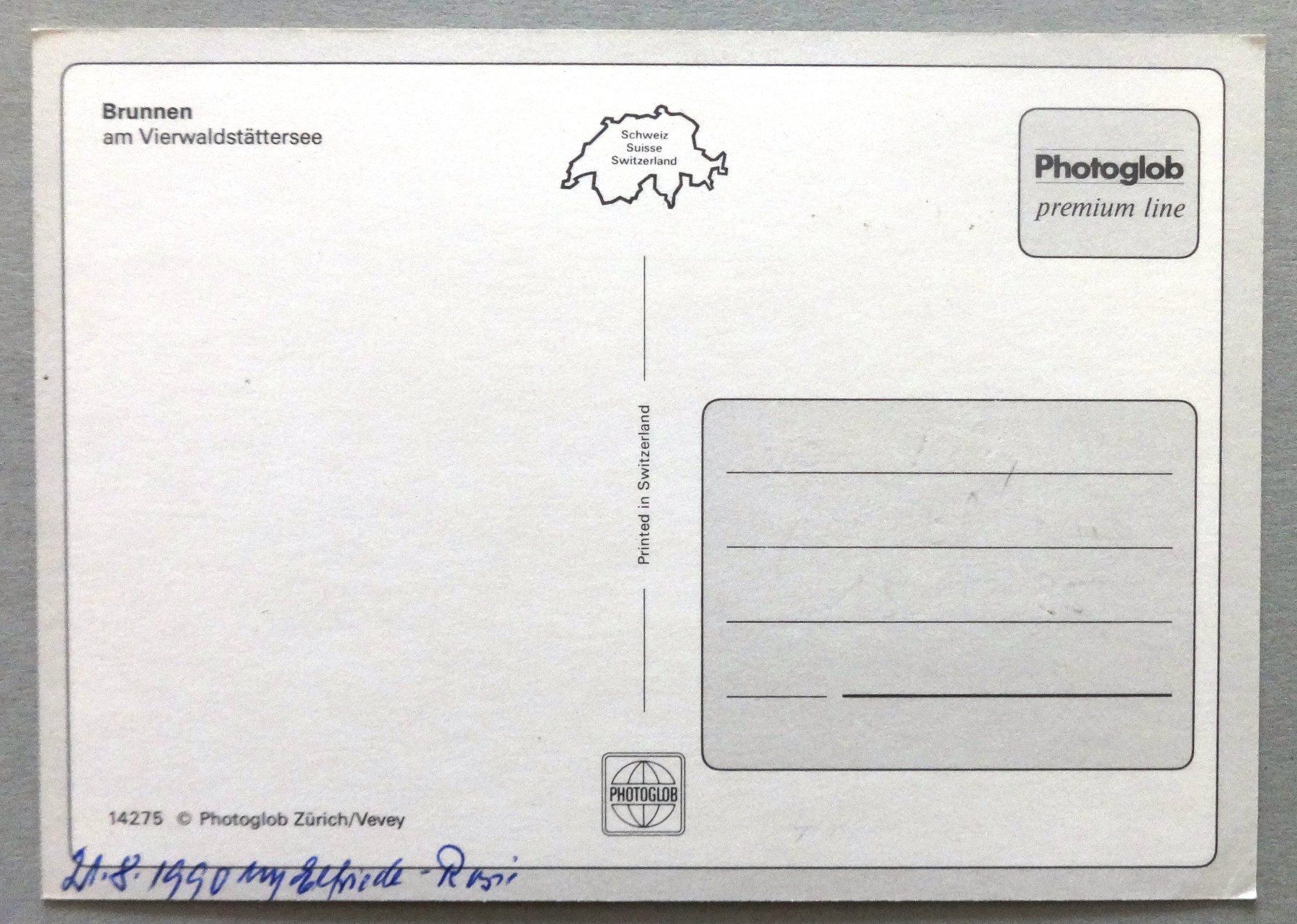 Cartoline postali: Brunnen am Vierwaldstättersee – Usato da Fétigny venduto da Billy2miny 1