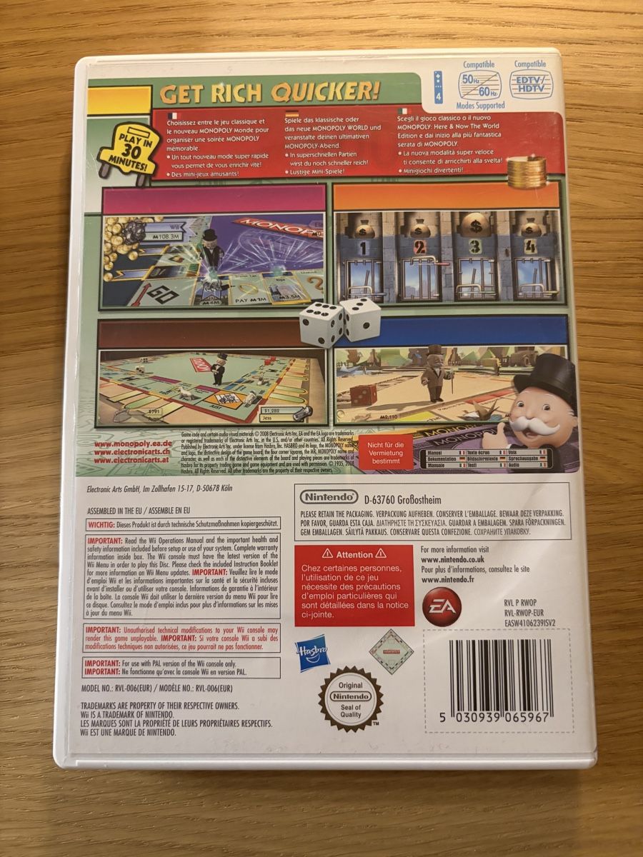 Nintendo Giochi: Monopoly - Nintendo Wii – Usato da Pully venduto da FunkyGames 1