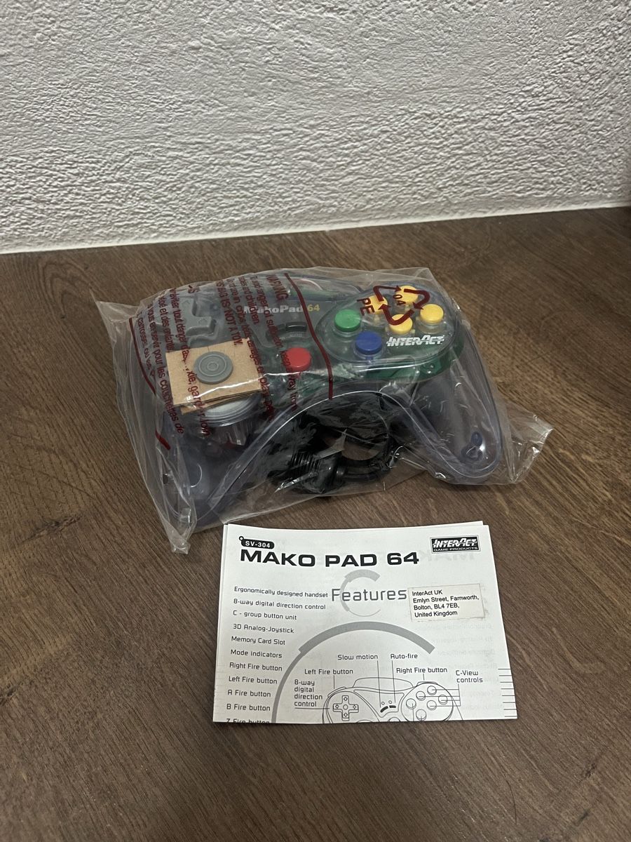 Nintendo Controller: Nintendo N64 Mako Pad Controller – Nuovo e nell'imballaggio originale da Siebnen venduto da TheGrizzlyGus 4