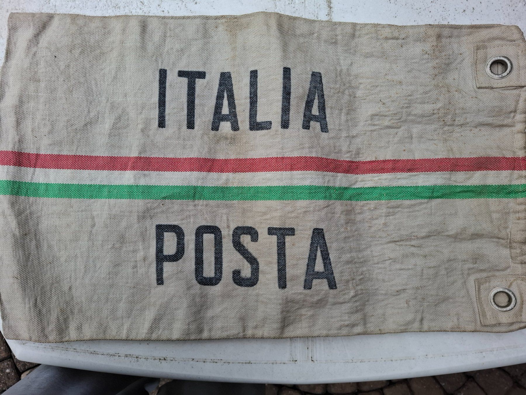 Tessuti: Postsack Italien 72 x 44 cm,  circa von 1990 – Usato da schwarzenburg venduto da mm07 1