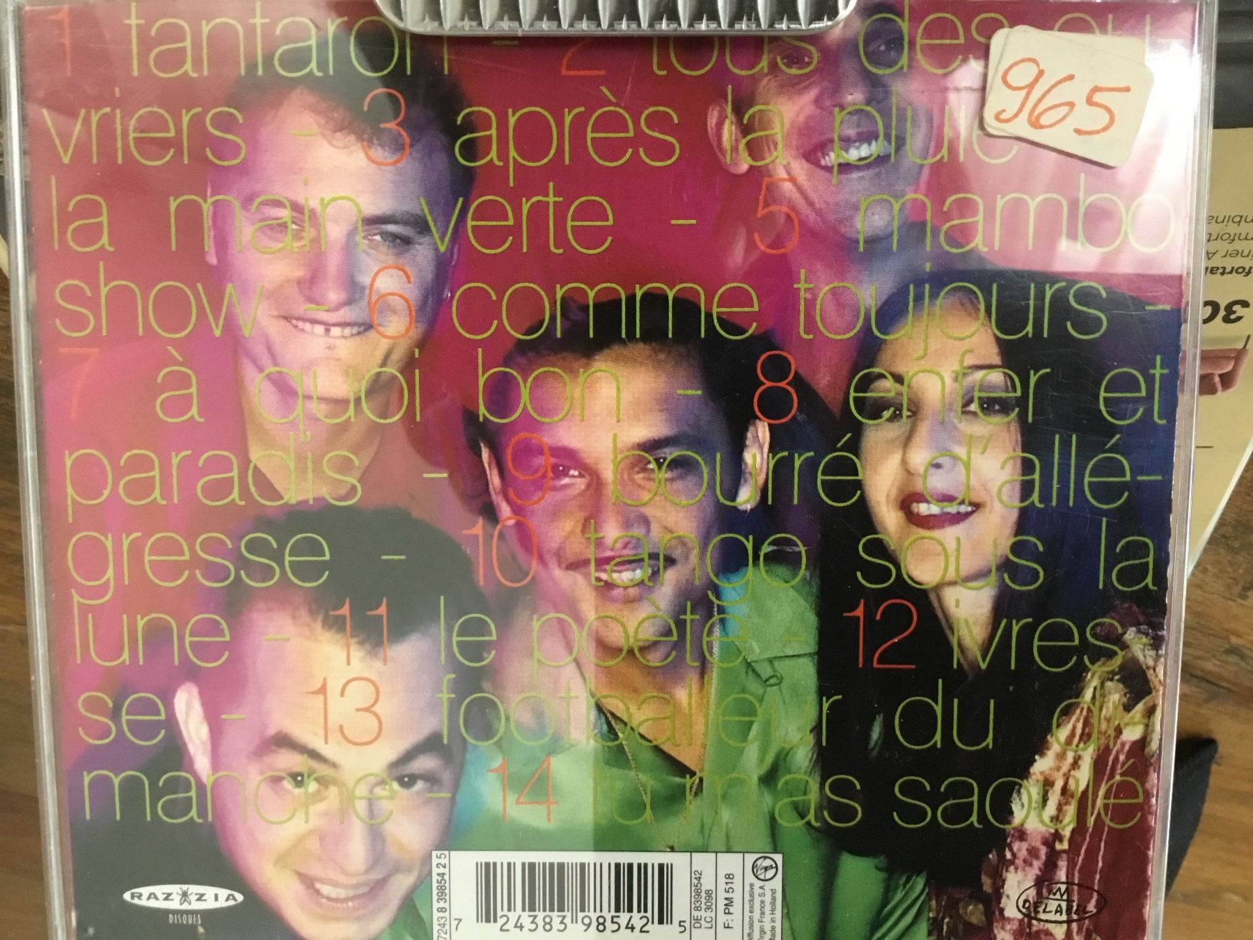 CD: Les Negresses Vertes - Zig-Zag- CD    o – Usato da Thierachern venduto da sweden08 1