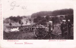 Militär // 1901 Artillerie im Kampf artillerie au combat