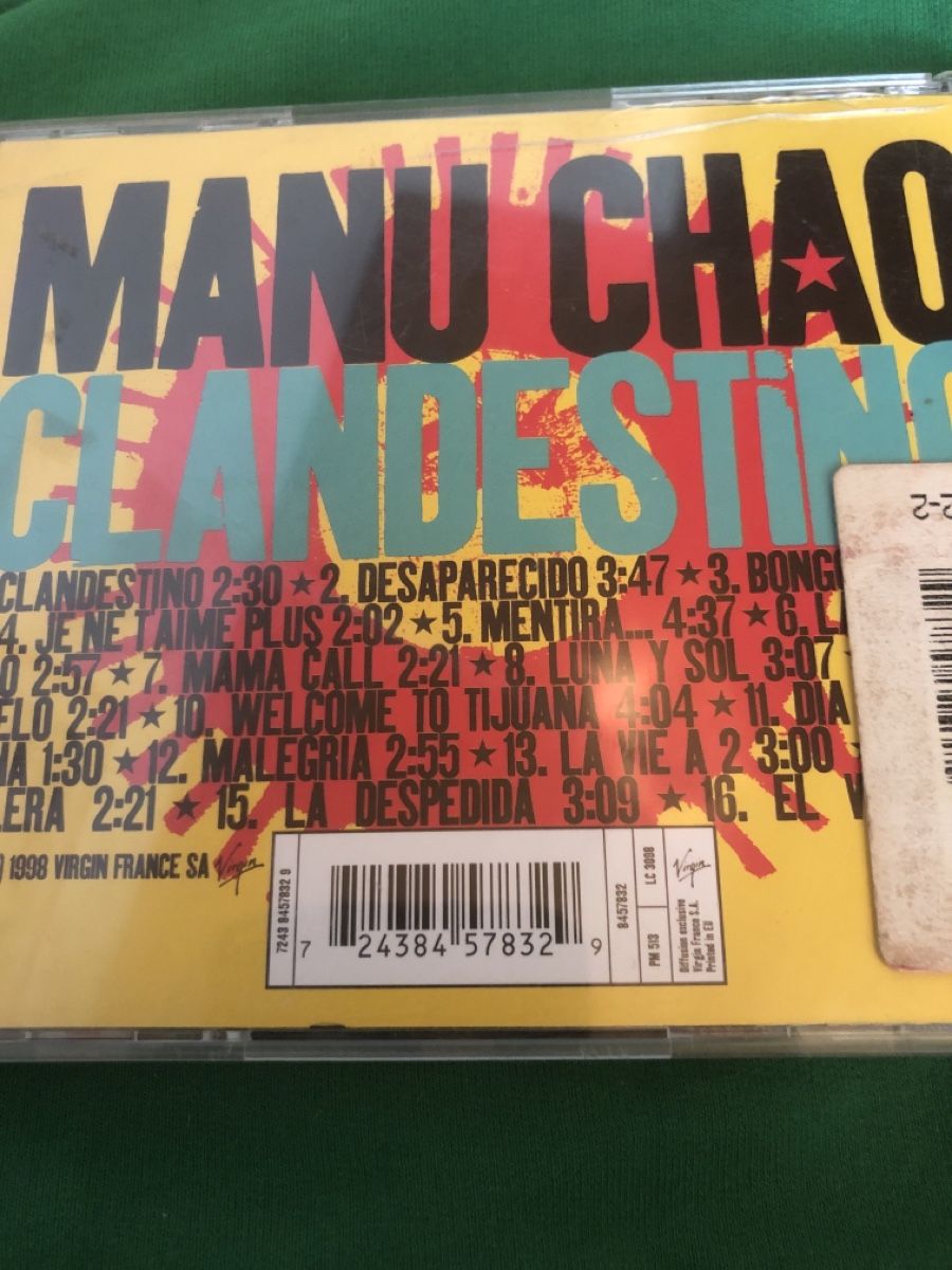 CD: Manu Chao - Clandestino CD – Usato da Flaach venduto da rubo7 2