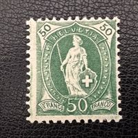 Stehende Helvetia, weisses Papier, Nr. 90C, postfrisch