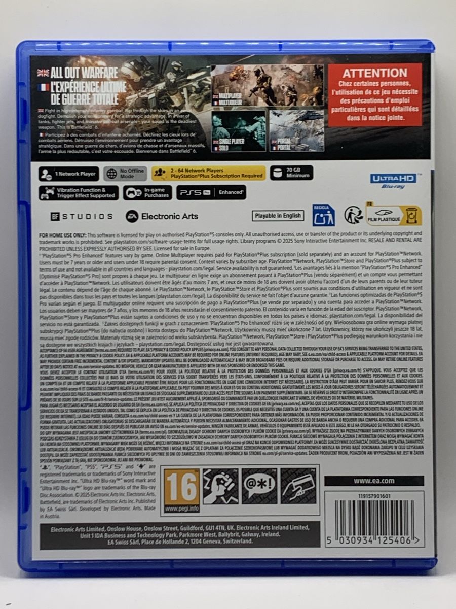 Sony Jeux: PS5 - Battlefield 6 – D'occasion à Ostermundigen par RG-Collector 1