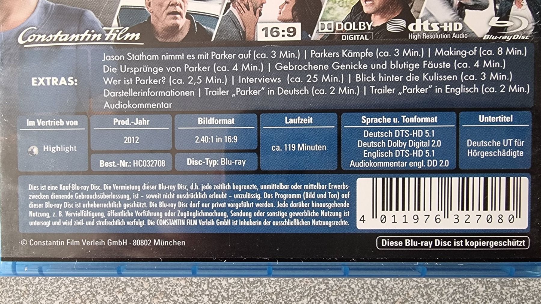 Tutti i DVDs: Blu Ray - Parker / Jennifer Lopez – Usato da Oetwil am See venduto da fineli2 1