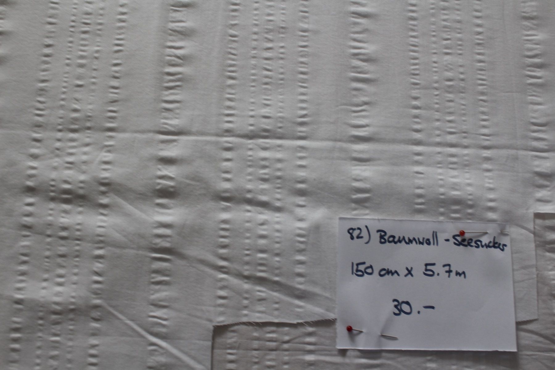 Tessuti: Baumwolle-Seesucker – Nuovo (secondo la descrizione) da Zürich venduto da yvo_9d6l