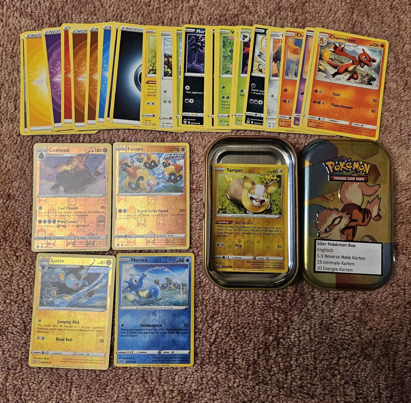 Pokémon Carte collezionabili: 50er Pokémon Box – Nuovo (secondo la descrizione) da Häutligen venduto da Konvolut_Shop_CH 3
