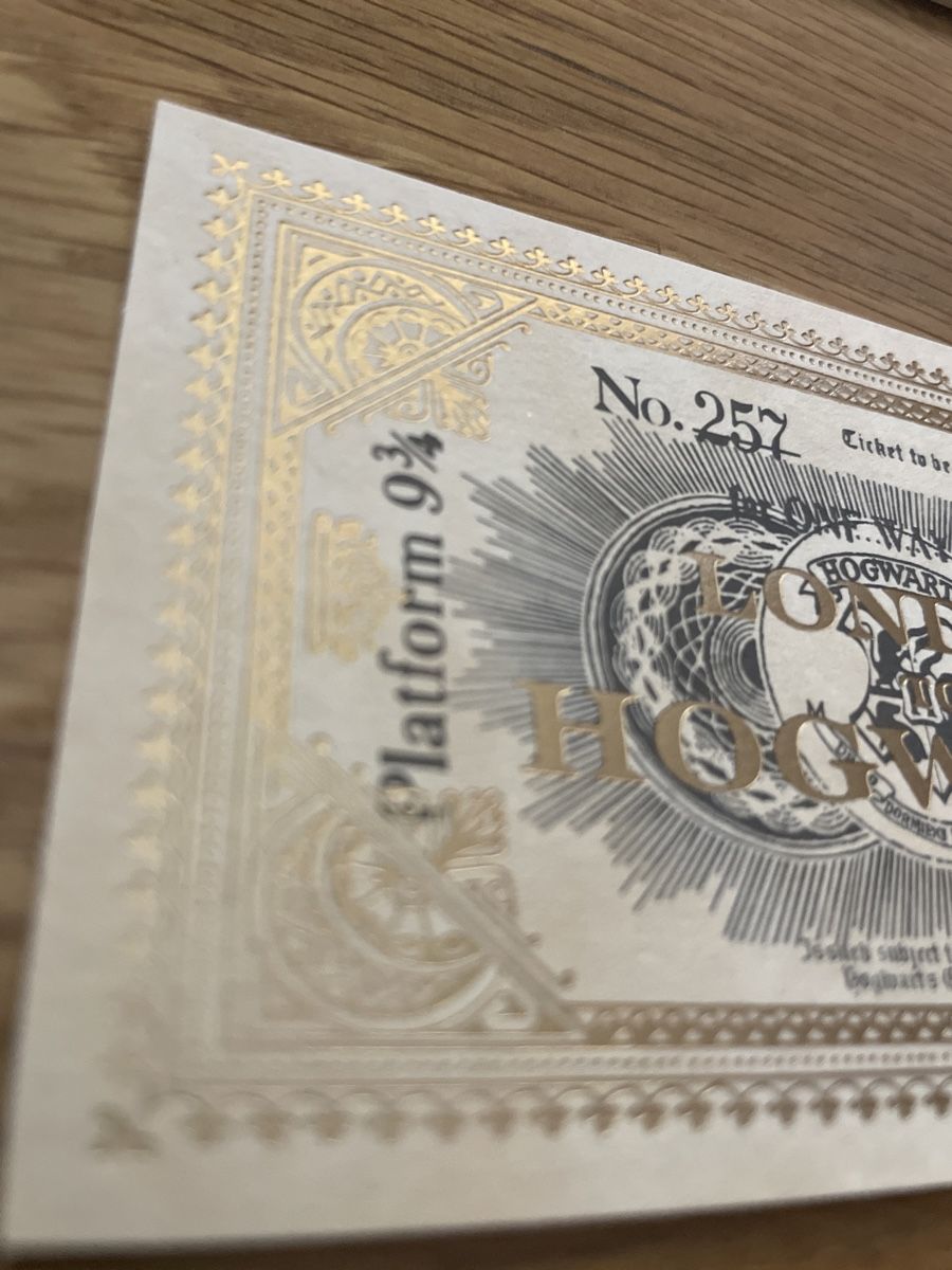 Biglietti: Billet de train Harry Potter – Nuovo e nell'imballaggio originale da Chardonne venduto da amonney 1