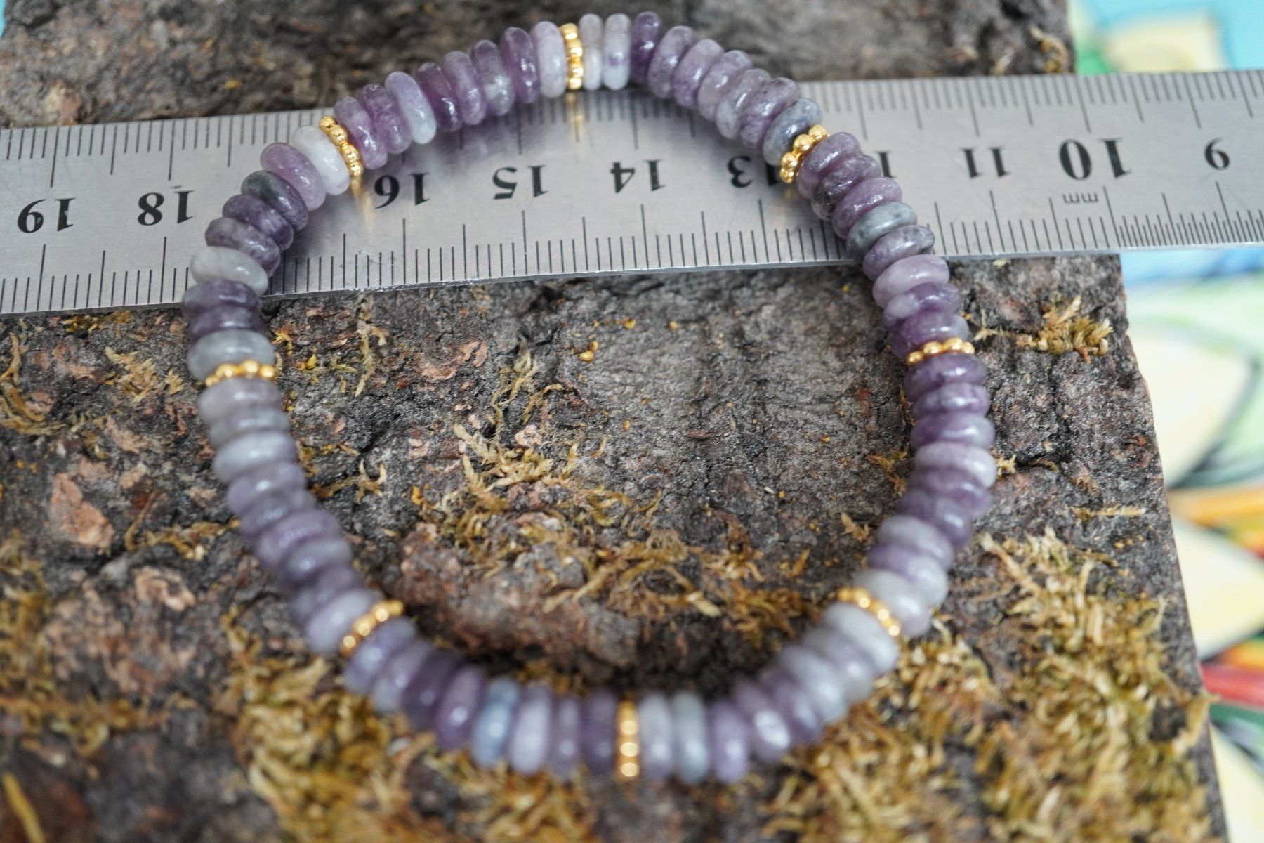 Minerali & Pietre curative: Lepidolith   Armband  6mmx2mm  18,5cm   Direkt – Nuovo e nell'imballaggio originale da Eschenbach SG venduto da topstone 1