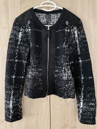 Marccain Jacke, Schwarz/Weiss
