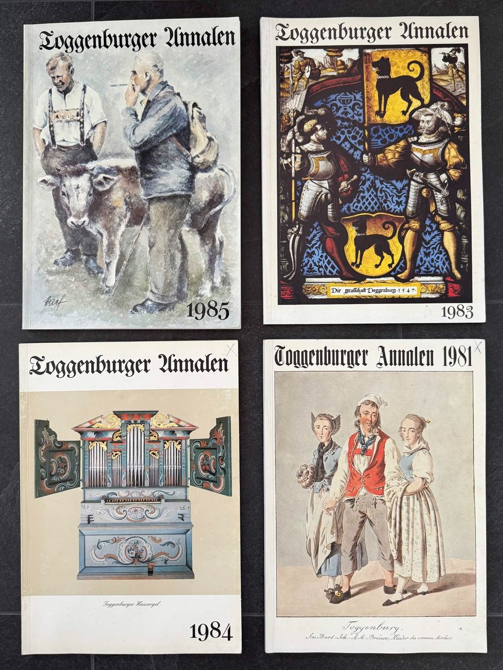 Calendari: Toggenburger Kalender Sammlung 40er - 80er – Usato da Goldach venduto da igwhitestar