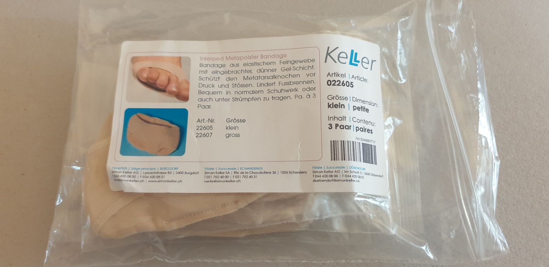 Pedicure: Internet Metapolster Bandage Fuss – Nuovo (secondo la descrizione) da Weiningen ZH venduto da Sternschnuppe33