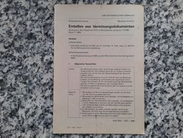 Erstellen von Verminungsdokumenten