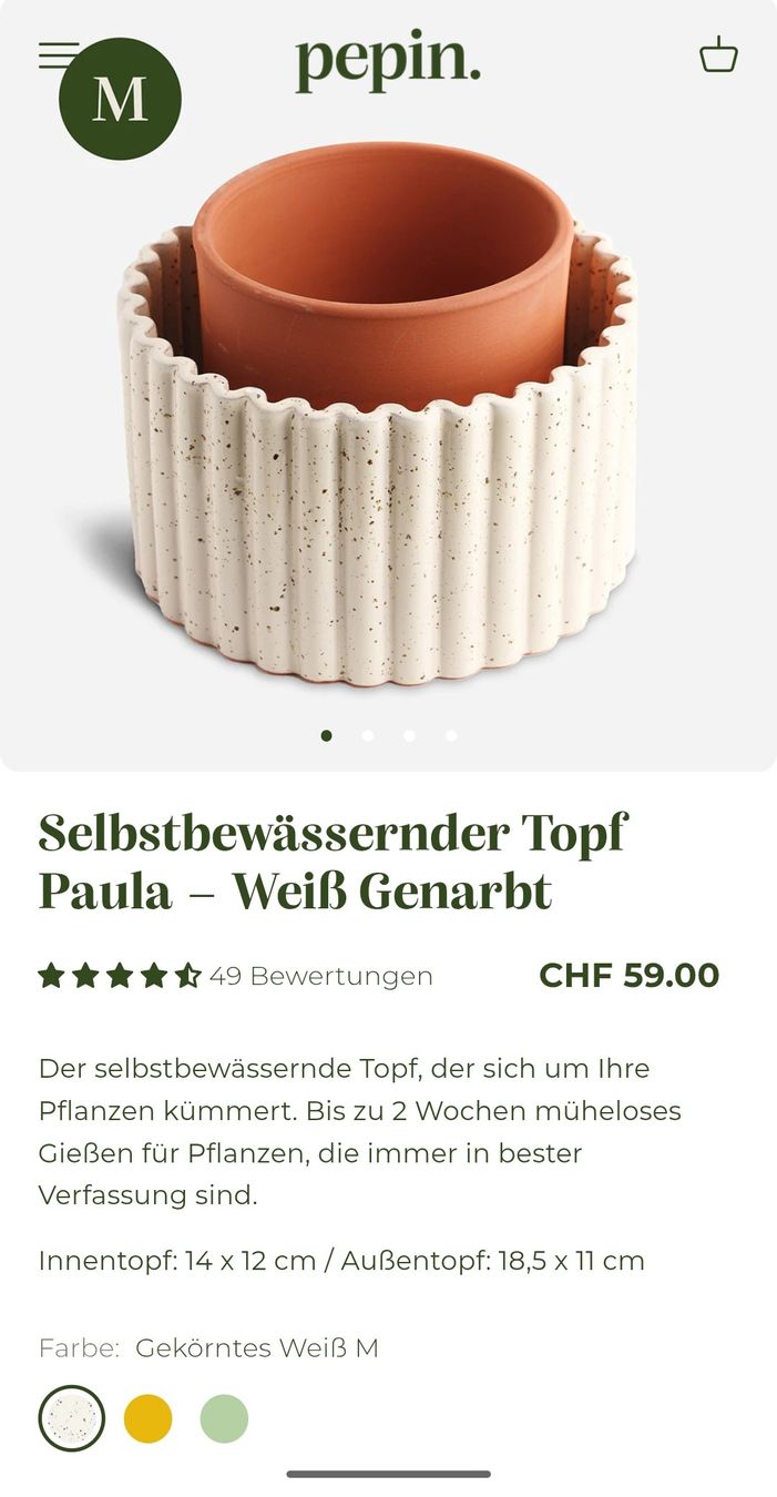 Blumentöpfe: Blumentopf – Neu und originalverpackt aus Islikon von fubulino