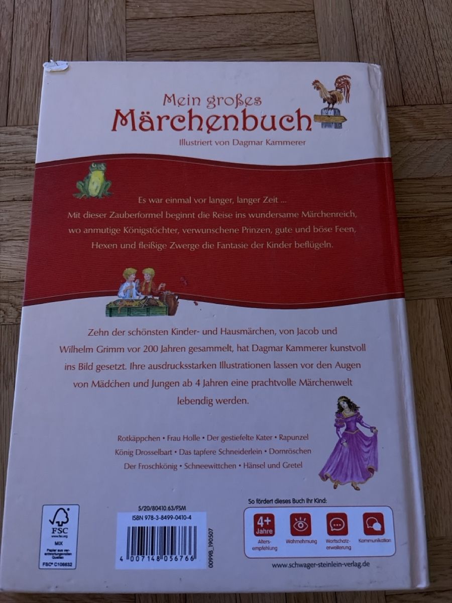 Libri: Mein grosses Märchenbuch – Usato da Au ZH venduto da schneebi88 1
