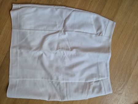 Elegante Damenrock, weiss, Grösse 36