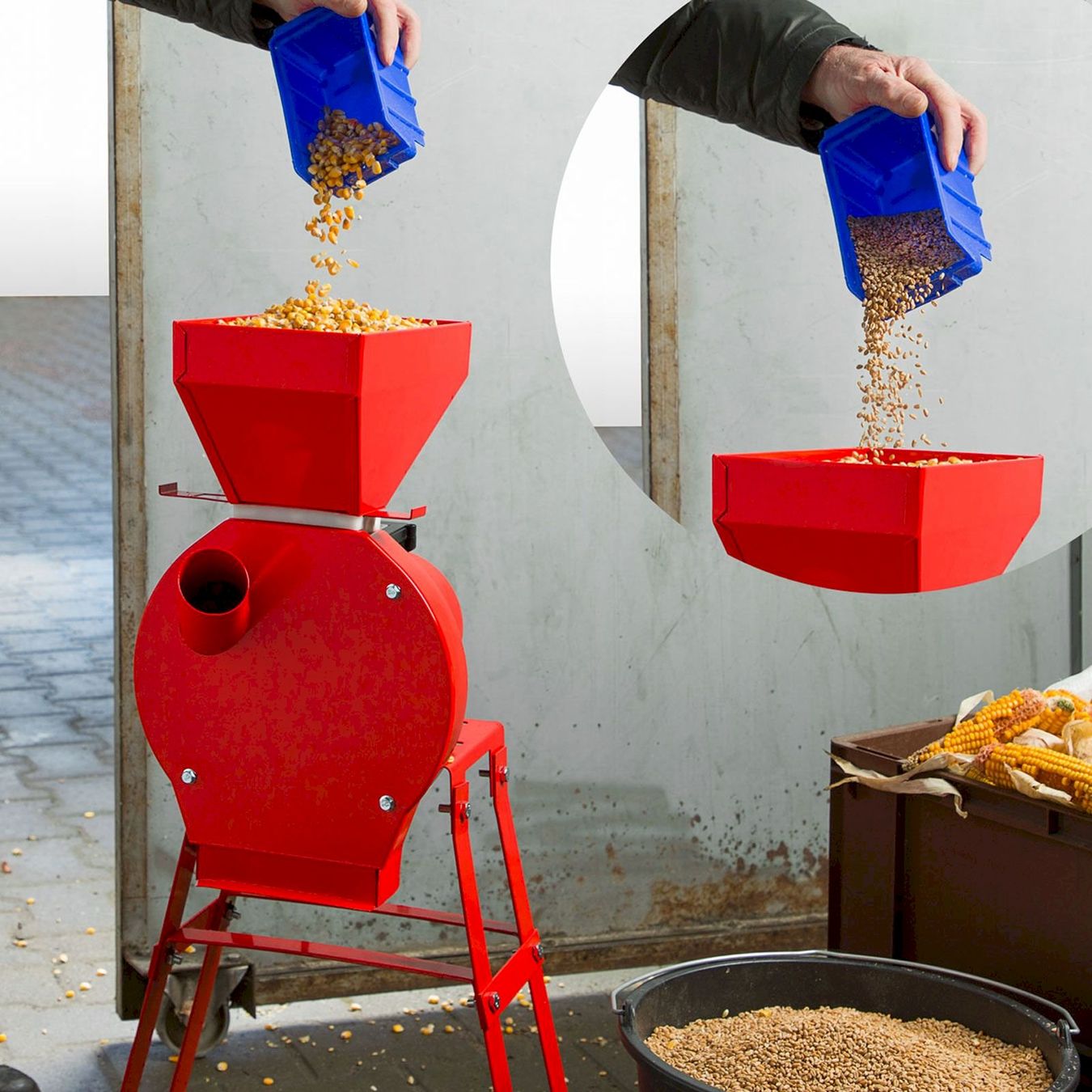 Elettrodomestici da cucina: EBERTH Getreidemühle Untergestell 1100W – Nuovo e nell'imballaggio originale da Bottighofen venduto da zaap 2