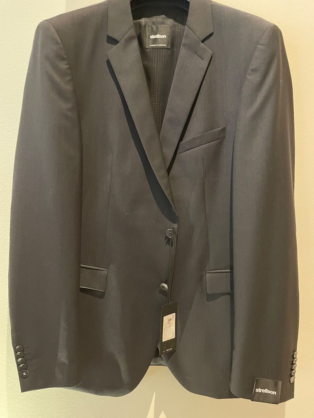 Strellson Giacche: Strellson Blazer Schwarz glänzend/Gr.98/Neu/OVP – Nuovo e nell'imballaggio originale da Volketswil venduto da rubin74