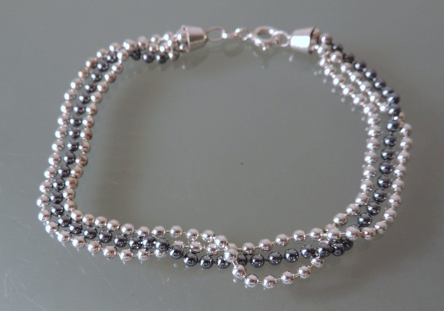 Bracciali & Braccialetti: Silber 925 Armband 18,5 cm – Usato da Waldenburg venduto da schaller707 1